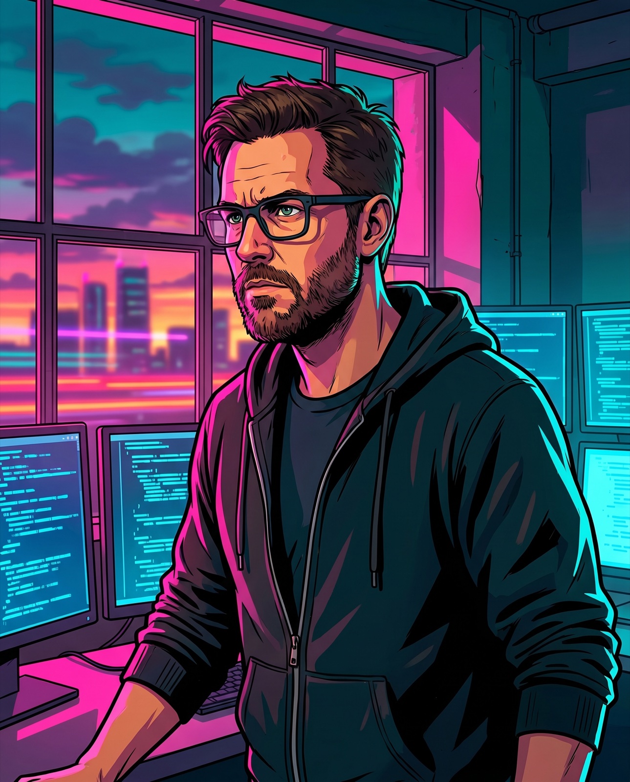 Marcus K — B2B SaaS founder portrait